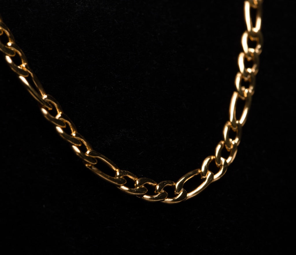 24K Plated Gold. Chain Width 3.8mm